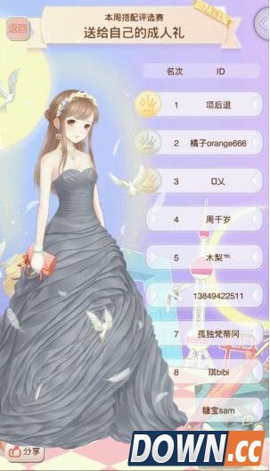 送给自己的成人礼评选赛攻略