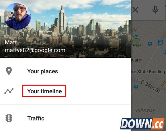 谷歌地图时间轴YourTimeline记录你的生活路线