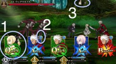 Fate Grand Order红蓝绿卡牌组合效果