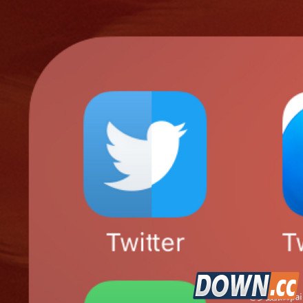 推特图标颜色更换为双色