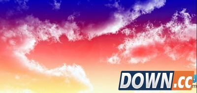 photoshop蓝天白云特效