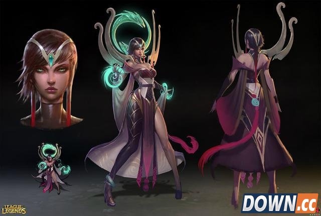 lol英雄设计稿与原画差距大