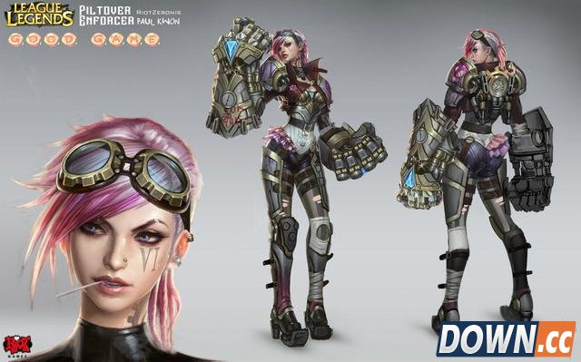 lol英雄设计稿与原画差距大