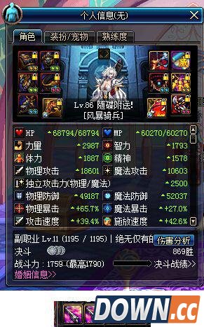 DNF女大枪风暴骑兵武器评测