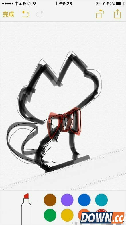 ios9备忘录绘图功能被玩坏