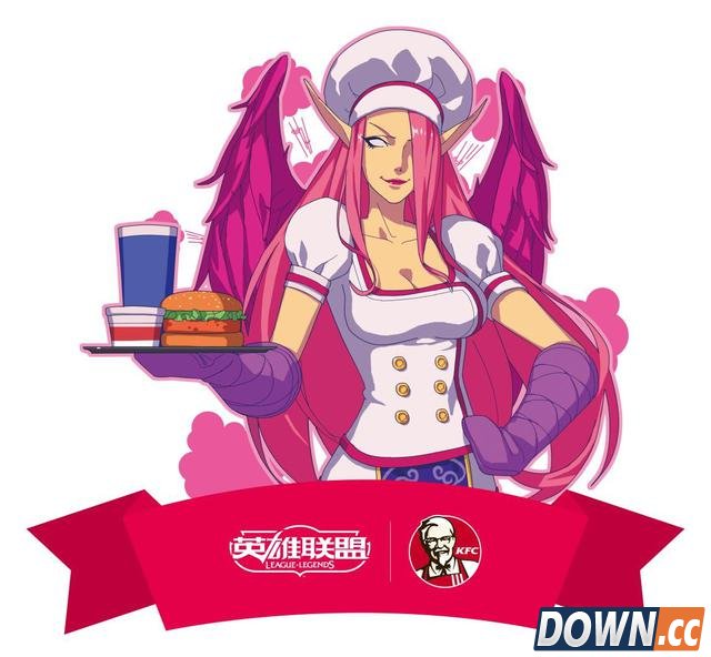 LOL正式加入肯德基豪华套餐组合，超萌主题闪卡亮相！