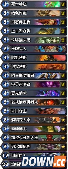 炉石传说T1卡组推荐