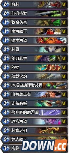 炉石最新盗贼卡组