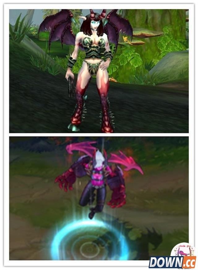 lol三款新皮肤被指抄袭wow