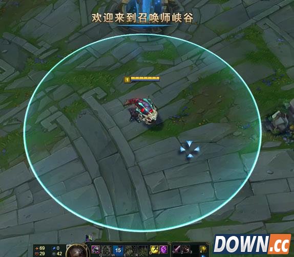 lol让右键移动的同时显示攻击距离