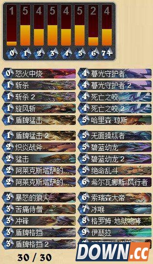 炉石传说战士冲锋流卡组