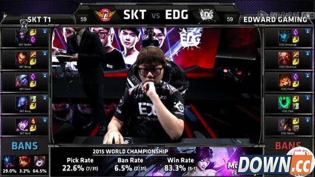 S5 C组第二轮faker单杀PAWN GIF截图