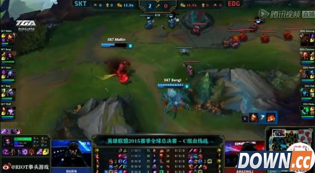 S5 C组第二轮faker单杀PAWN GIF截图