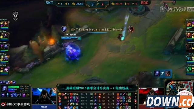 S5 C组第二轮faker单杀PAWN GIF截图