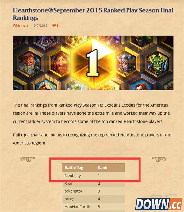 炉石国服手术牌卡组登顶