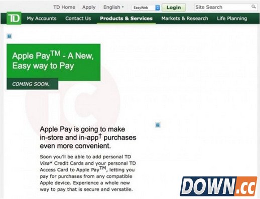 苹果支付将登陆加拿大市场