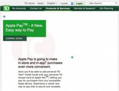 苹果移动支付applepay将登陆加拿大市场