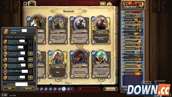 炉石美服传说50狼人战士卡组