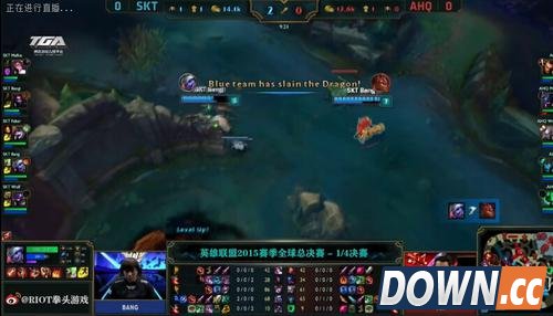 S5八强赛SKT吊打AHQ