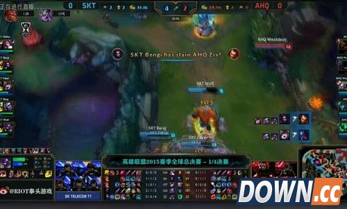 S5八强赛SKT吊打AHQ