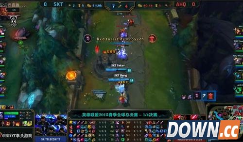 S5八强赛SKT吊打AHQ