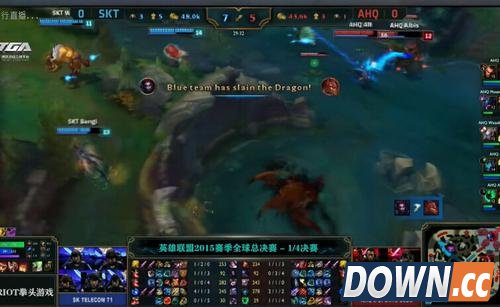 S5八强赛SKT吊打AHQ