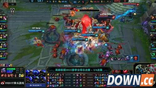 S5八强赛SKT吊打AHQ