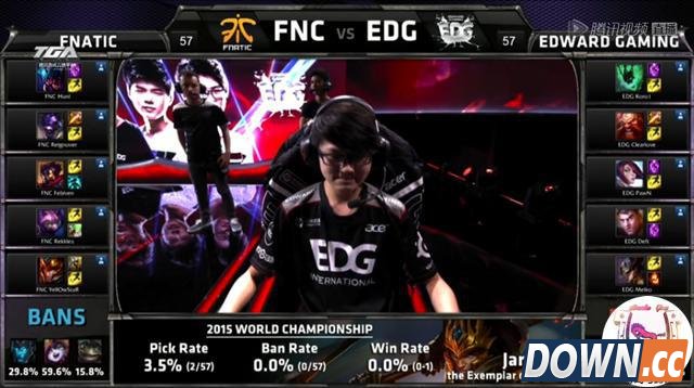 S5八强赛 Fnatic3-0d吊打EDG