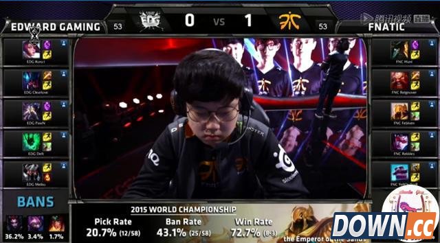 S5八强赛 Fnatic3-0d吊打EDG