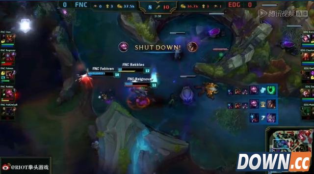 S5八强赛 Fnatic3-0d吊打EDG