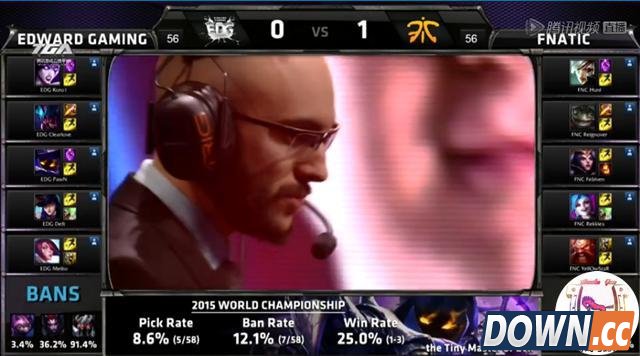 S5八强赛 Fnatic3-0d吊打EDG