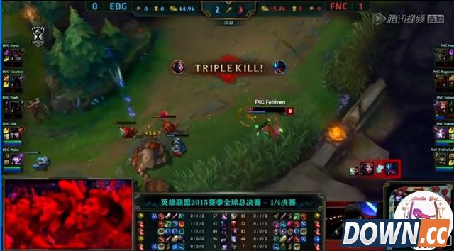 S5八强赛 Fnatic3-0d吊打EDG