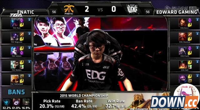 S5八强赛 Fnatic3-0d吊打EDG