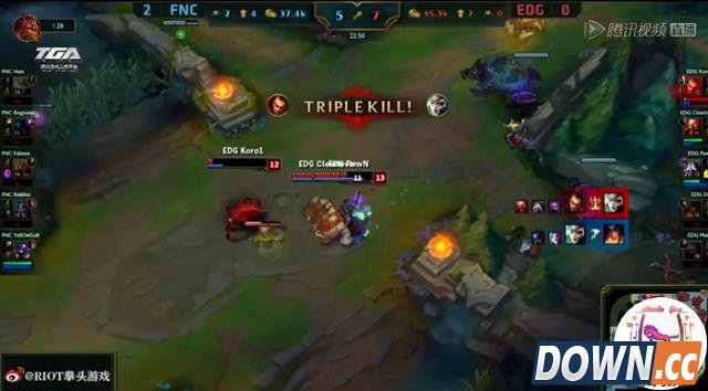 S5八强赛 Fnatic3-0d吊打EDG