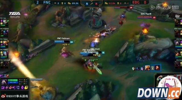 S5八强赛 Fnatic3-0d吊打EDG