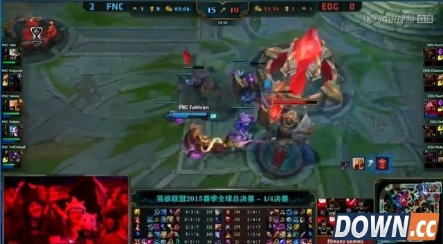 S5八强赛 Fnatic3-0d吊打EDG