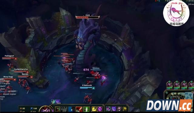 lol克隆大作战死歌泉水5杀