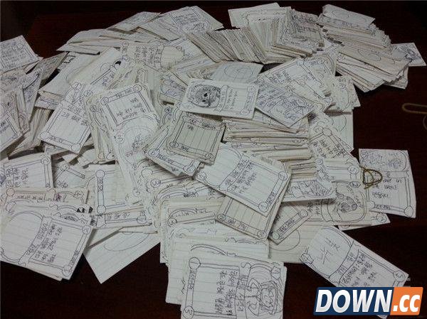 韩国士兵手绘炉石全套卡牌