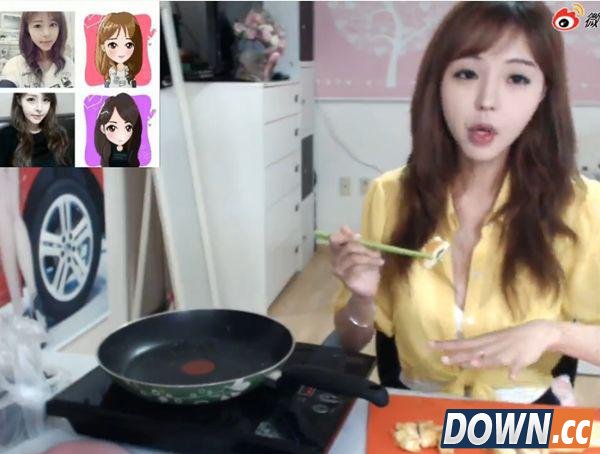 韩国女主播日常直播内容