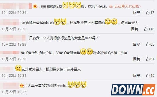 若风用miss鼠标垫开撸