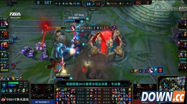 SKT零封OG全胜进决赛