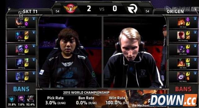 SKT零封OG全胜进决赛