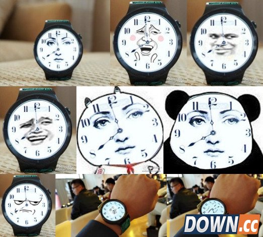 华为手表表盘精神污染图