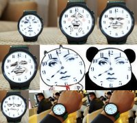迷之笑点华为表盘图 精神污染蜜汁笑容华为watch表盘
