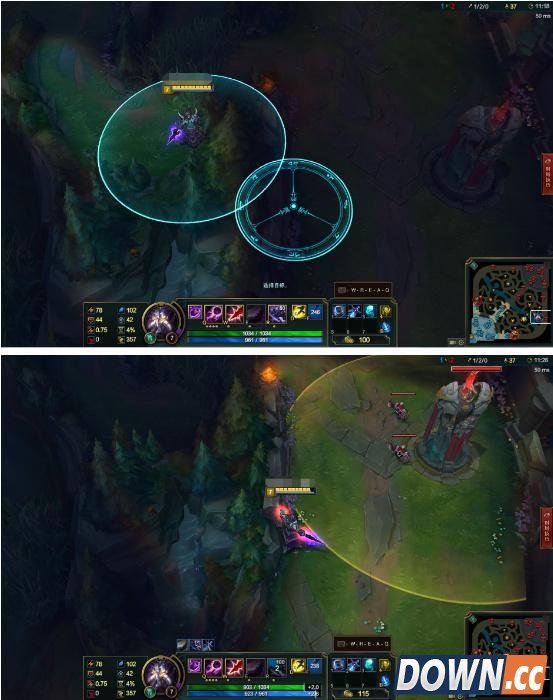 lol巧用位移技能小技巧