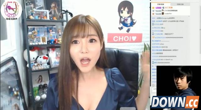 韩国女主播崔瑟琪直播把55开当吴彦祖