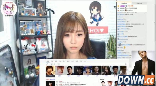 韩国女主播崔瑟琪直播把55开当吴彦祖