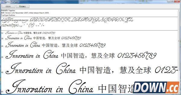 tagettes字体 免费版