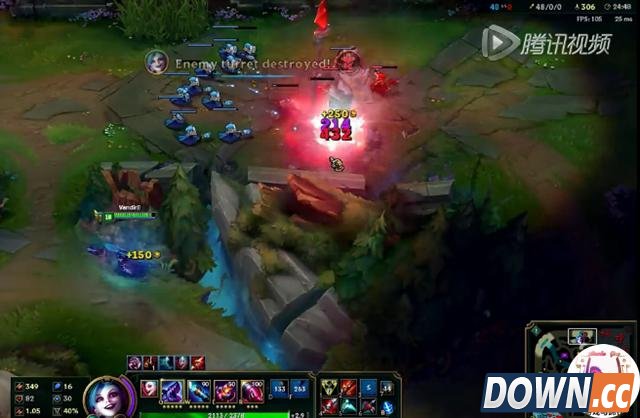 S6版本金克丝隔墙拆塔