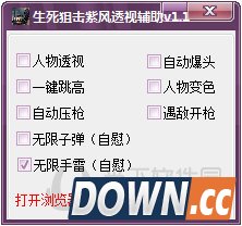 生死狙击紫风透视辅助